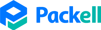 Packell Logo, Vertical logo, Box Logo